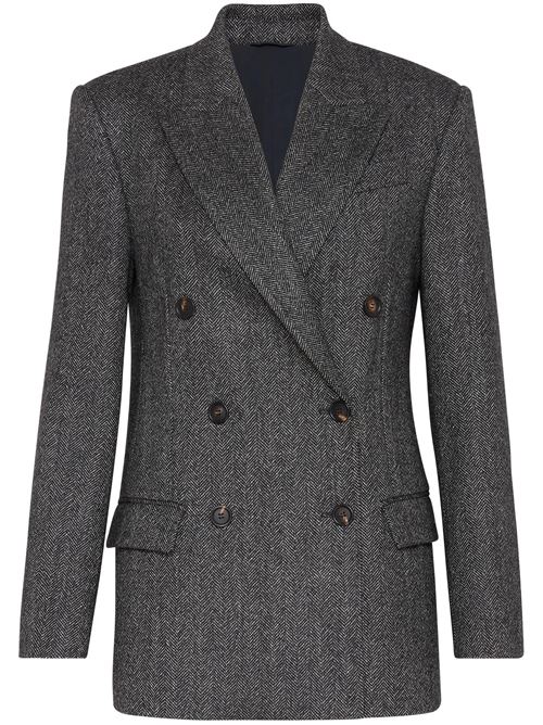 Dark grey virgin wool jacket Brunello Cucinelli | MB1277036C301